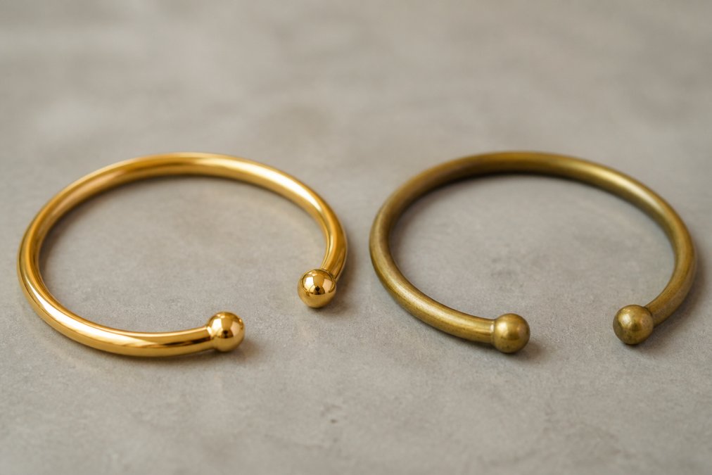 Gold Plated vs Solid Brass African Jewelry
