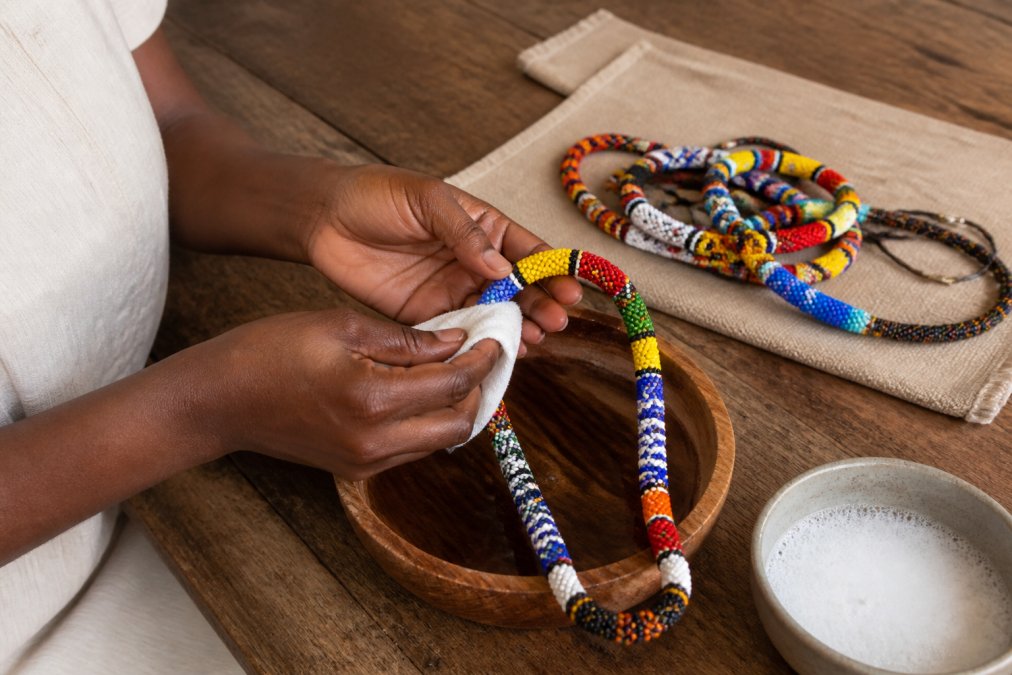 How to Clean African Beaded Jewelry at Home