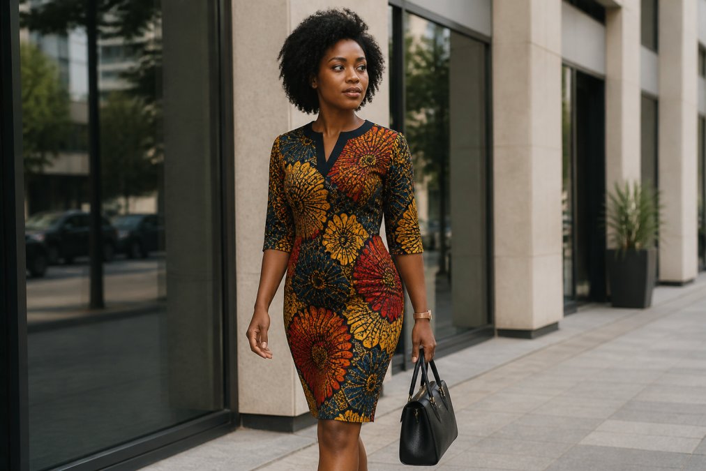 How to Style African Print Dresses for Work