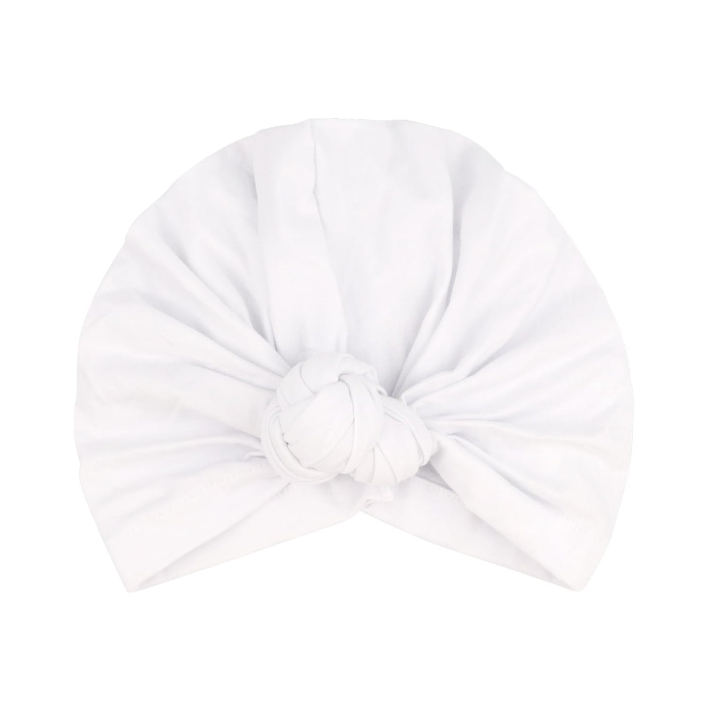 DRESHOW 5 Pack Knotted Headwraps for Women African Turban Pre-Knotted Beanie Headwraps Hair Covers