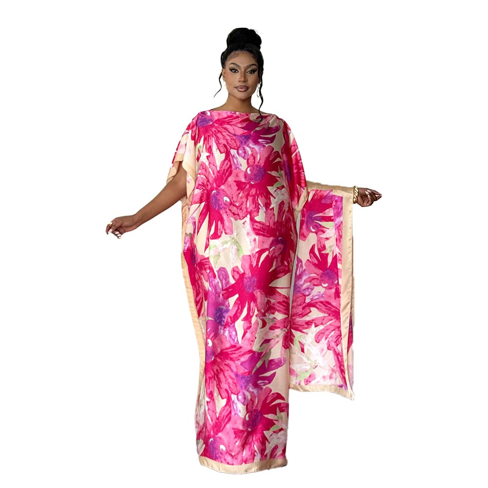 Moo Moos for Women Kaftan Dresses+Scarf for Women Plus Size Bathing Suit Cover up Caftan Maxi Beach Dresses