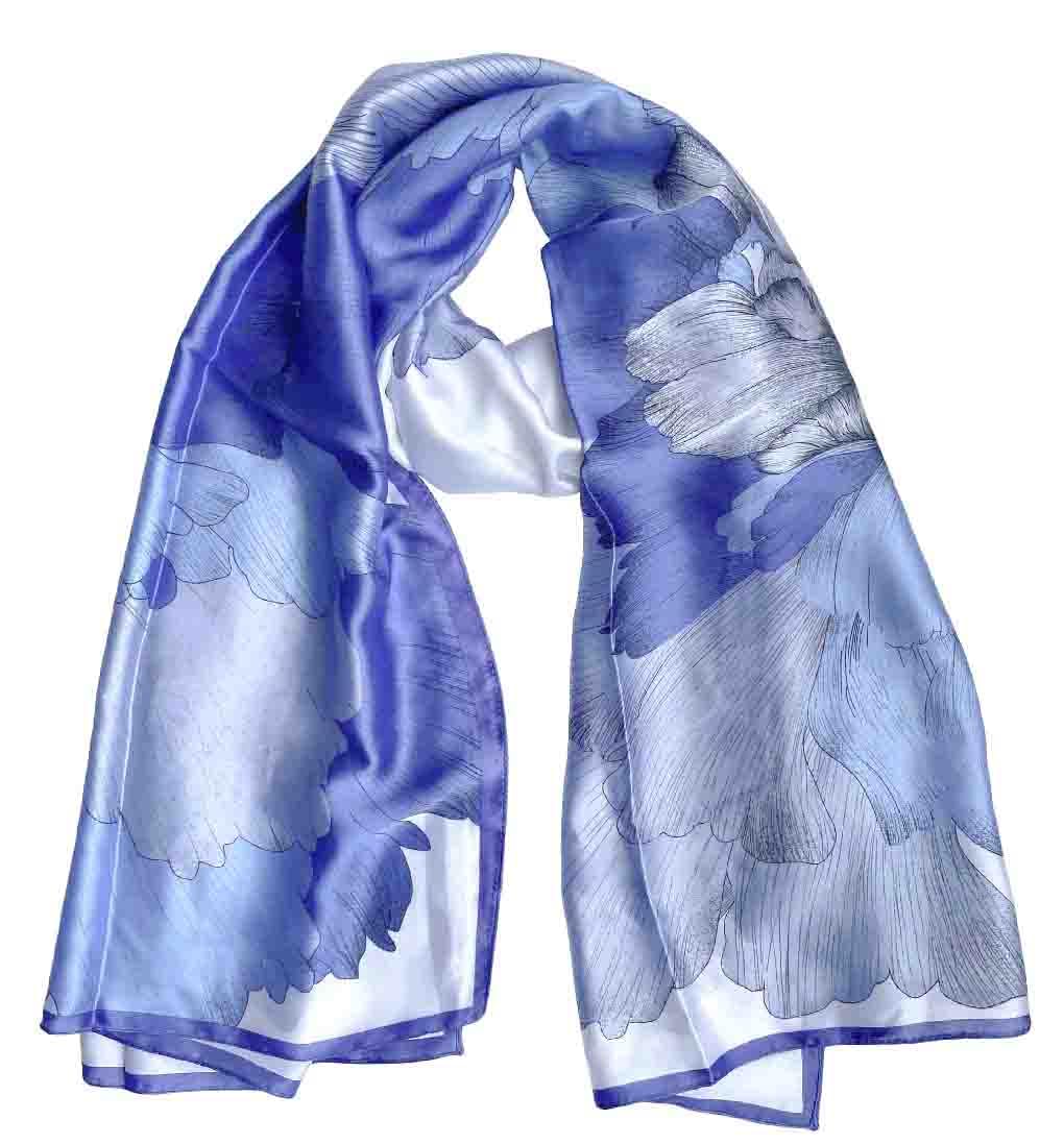 Acotavie Scarfs for Women Dressy Fashion Scarves Long Floral Pattern Scarf