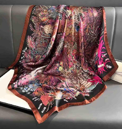 Acotavie Scarfs for Women Dressy Fashion Scarves Long Floral Pattern Scarf