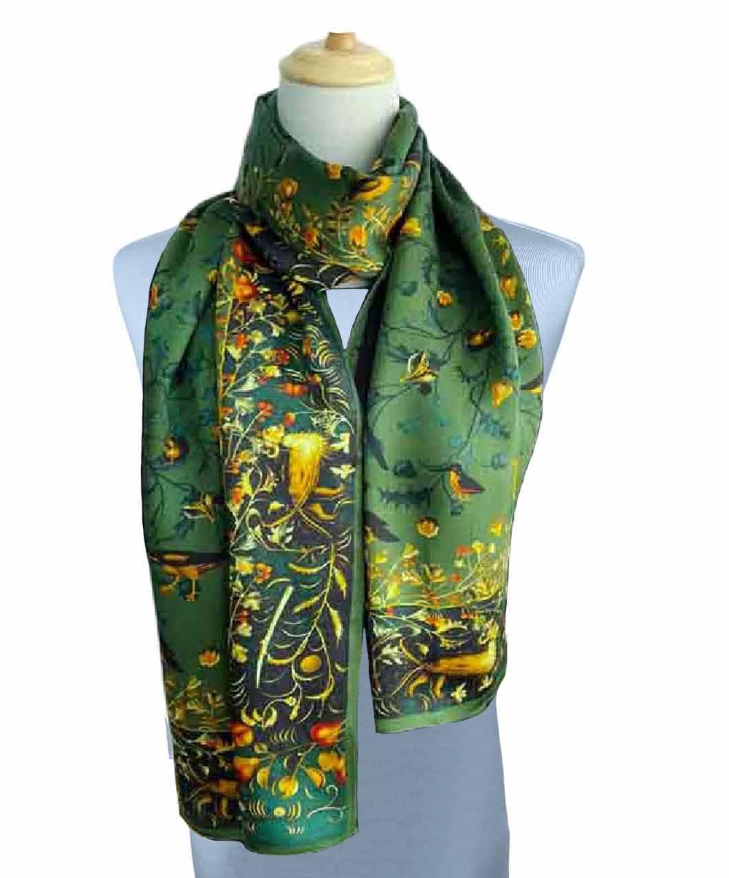 Acotavie Scarfs for Women Dressy Fashion Scarves Long Floral Pattern Scarf