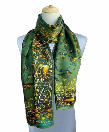 Acotavie Scarfs for Women Dressy Fashion Scarves Long Floral Pattern Scarf