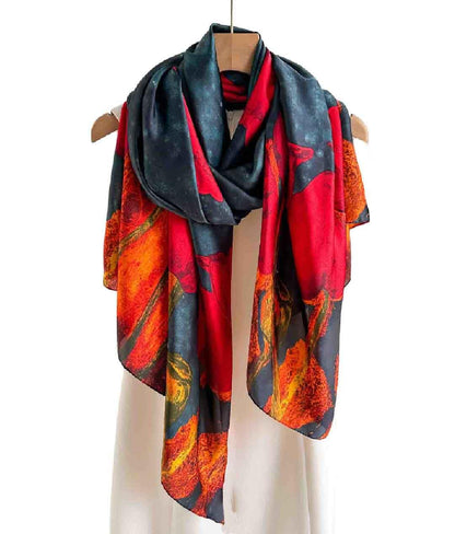 Acotavie Scarfs for Women Dressy Fashion Scarves Long Floral Pattern Scarf