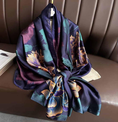 Acotavie Scarfs for Women Dressy Fashion Scarves Long Floral Pattern Scarf