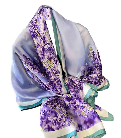 Acotavie Scarfs for Women Dressy Fashion Scarves Long Floral Pattern Scarf