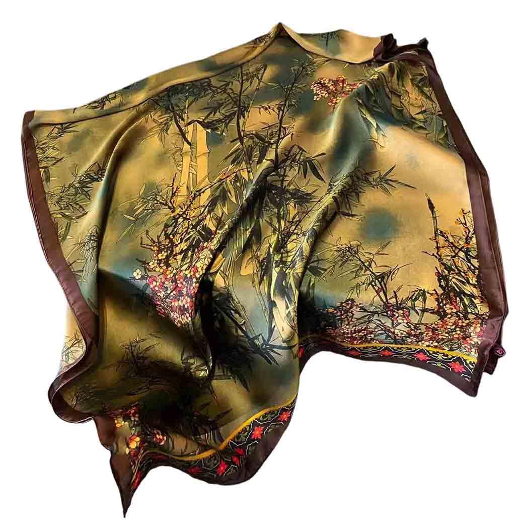Acotavie Scarfs for Women Dressy Fashion Scarves Long Floral Pattern Scarf