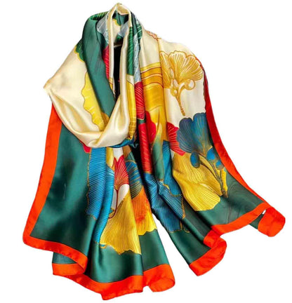 Acotavie Scarfs for Women Dressy Fashion Scarves Long Floral Pattern Scarf