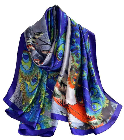 Acotavie Scarfs for Women Dressy Fashion Scarves Long Floral Pattern Scarf