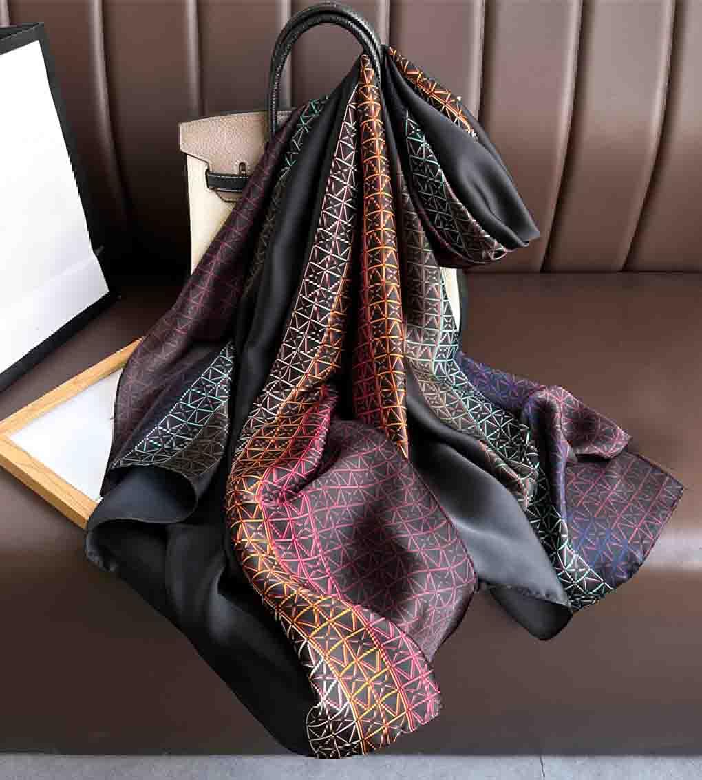Acotavie Scarfs for Women Dressy Fashion Scarves Long Floral Pattern Scarf