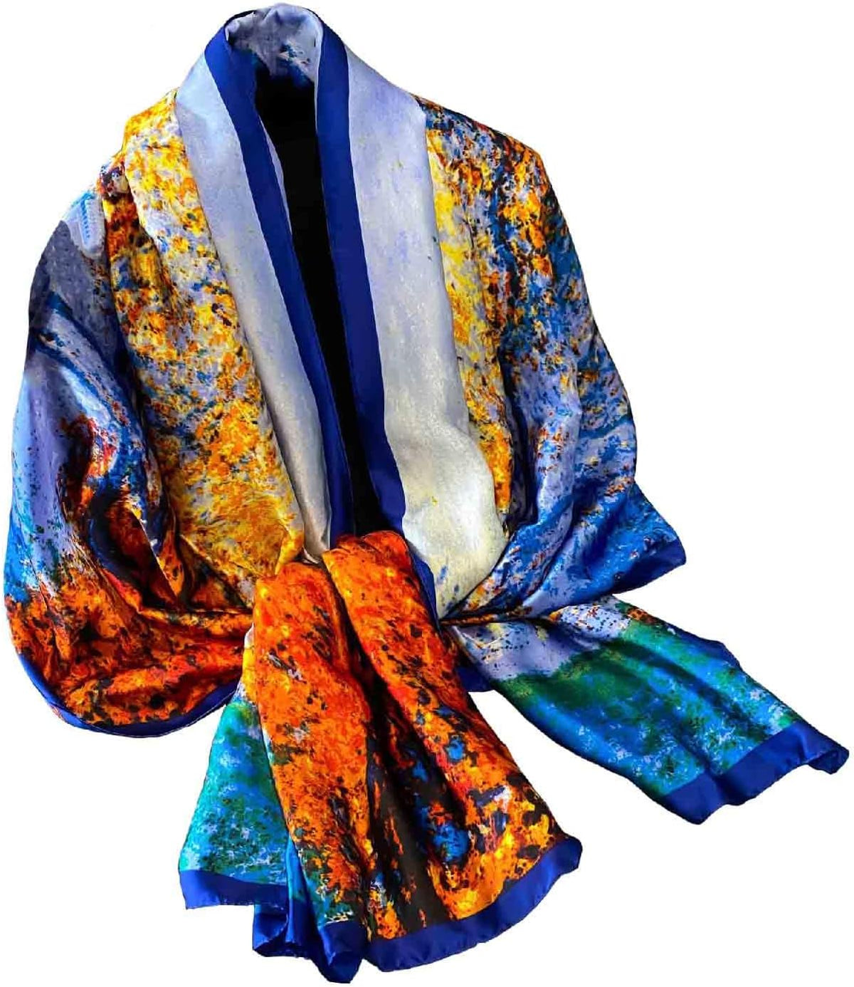 Acotavie Scarfs for Women Dressy Fashion Scarves Long Floral Pattern Scarf