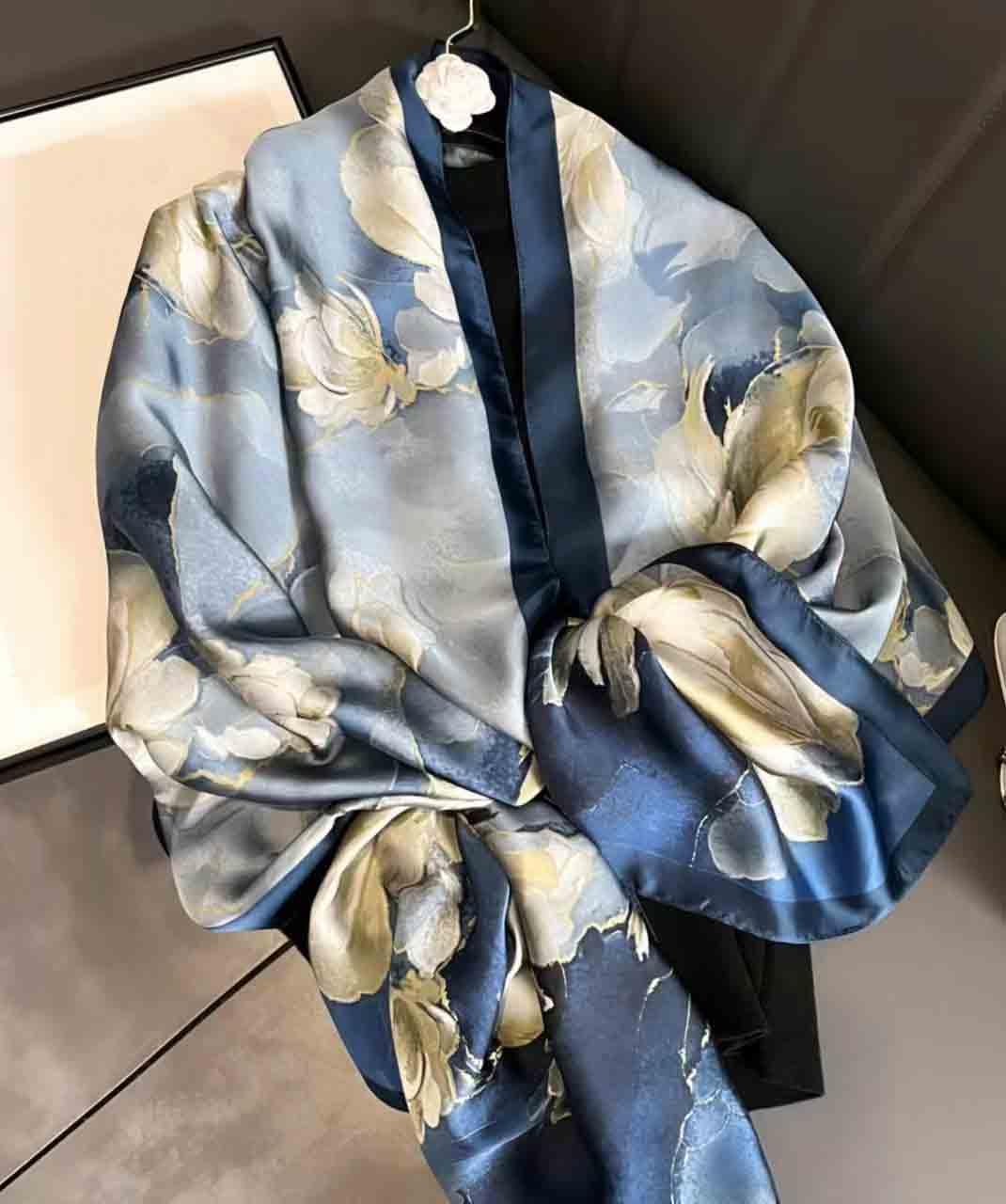 Acotavie Scarfs for Women Dressy Fashion Scarves Long Floral Pattern Scarf