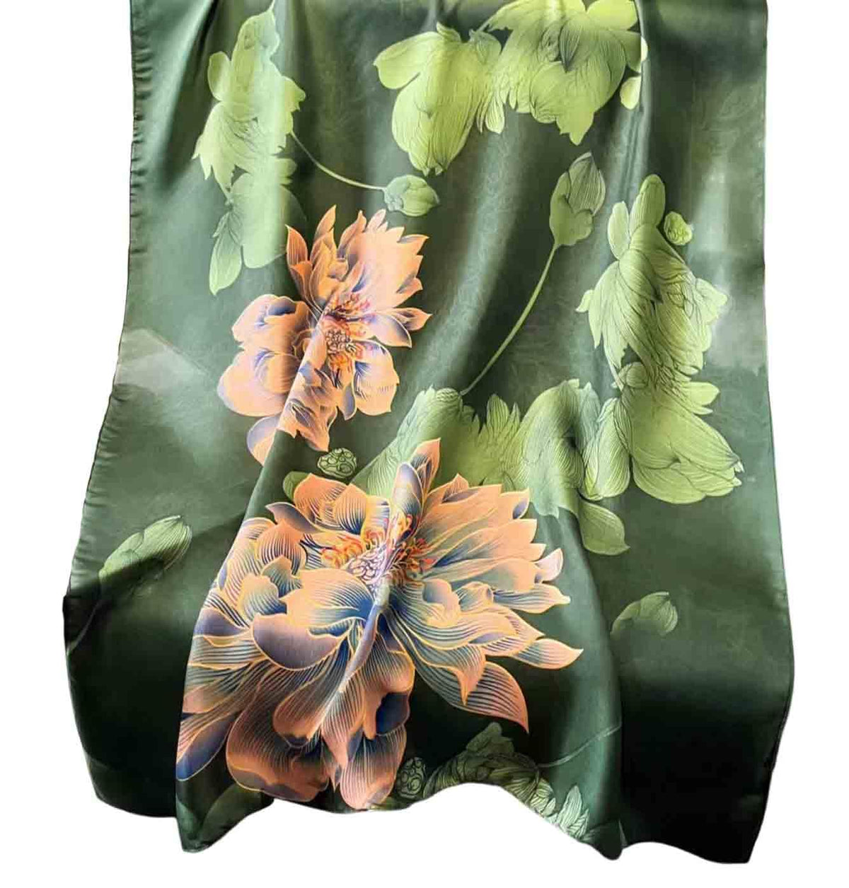 Acotavie Scarfs for Women Dressy Fashion Scarves Long Floral Pattern Scarf