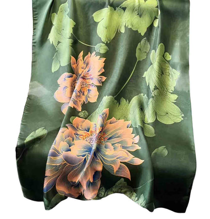 Acotavie Scarfs for Women Dressy Fashion Scarves Long Floral Pattern Scarf