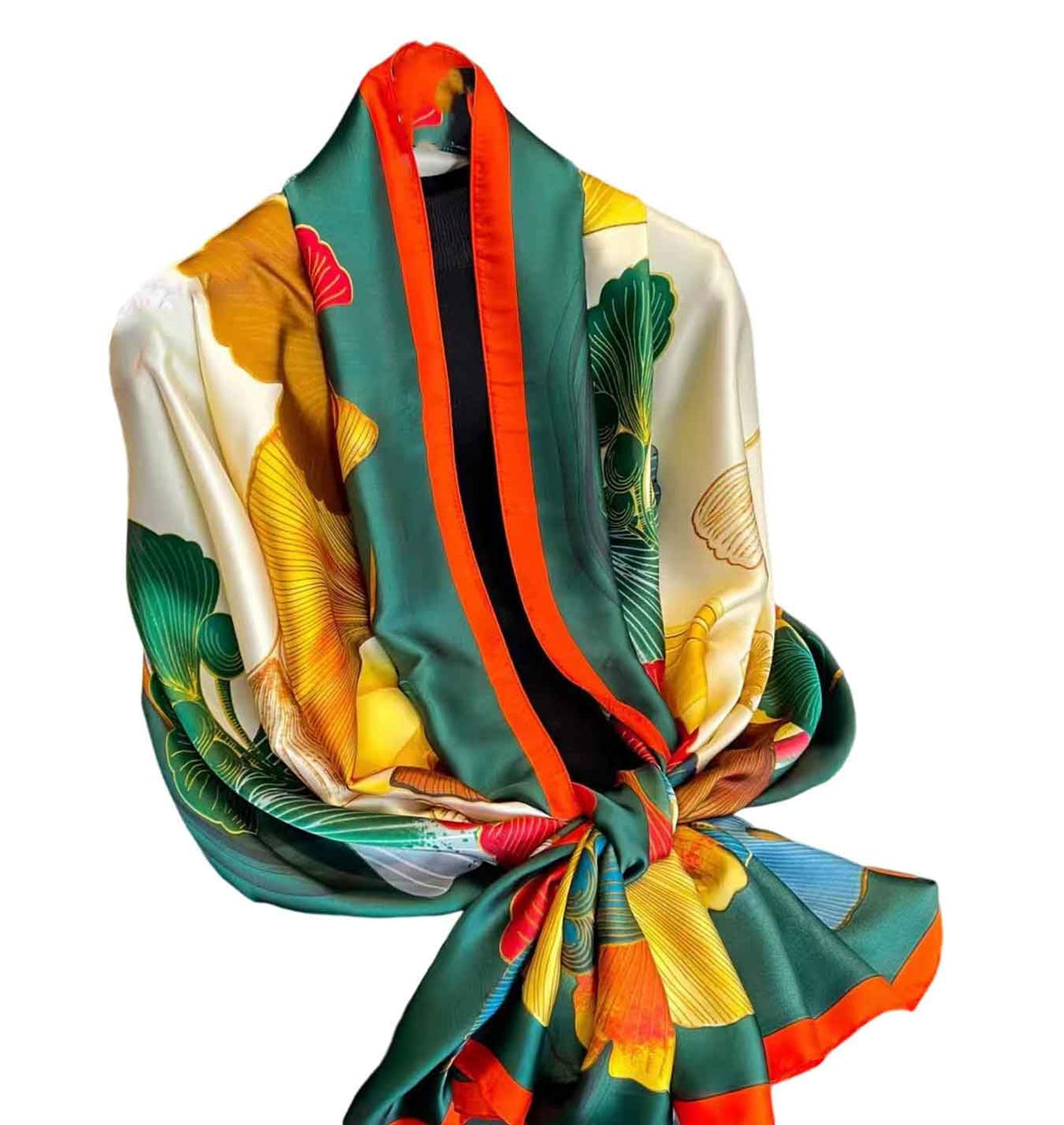 Acotavie Scarfs for Women Dressy Fashion Scarves Long Floral Pattern Scarf