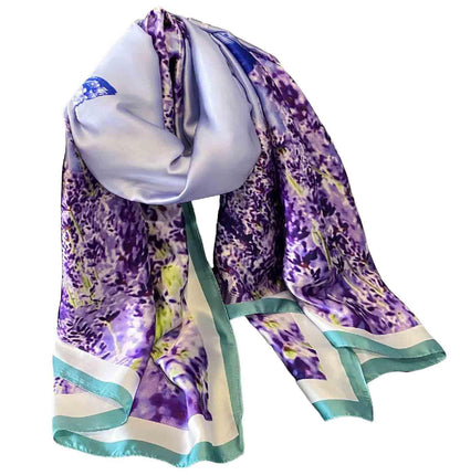 Acotavie Scarfs for Women Dressy Fashion Scarves Long Floral Pattern Scarf