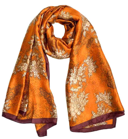 Acotavie Scarfs for Women Dressy Fashion Scarves Long Floral Pattern Scarf