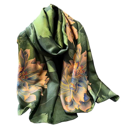 Acotavie Scarfs for Women Dressy Fashion Scarves Long Floral Pattern Scarf