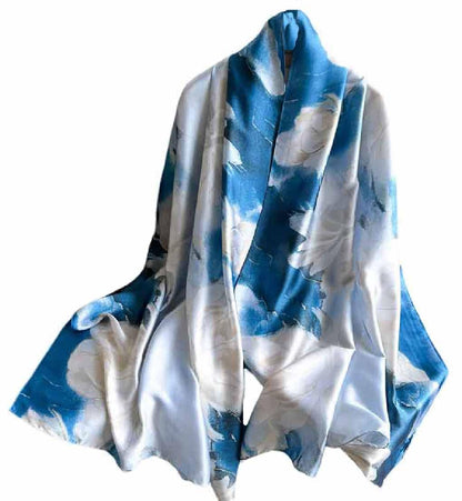 Acotavie Scarfs for Women Dressy Fashion Scarves Long Floral Pattern Scarf