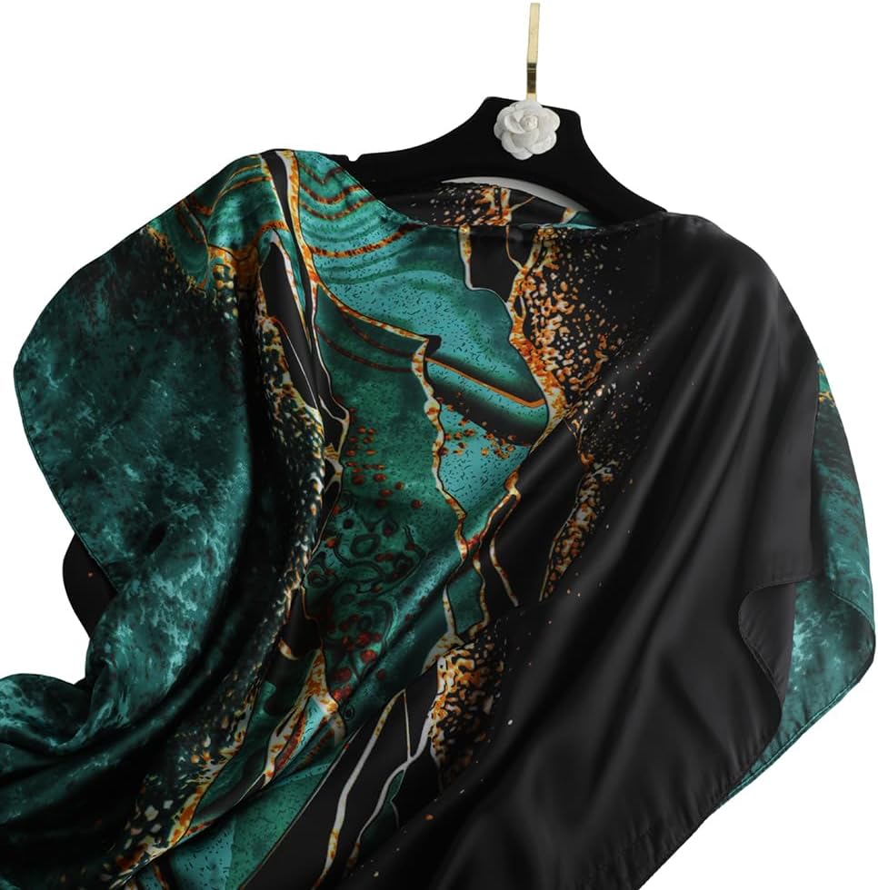 Moo Moos for Women Kaftan Dresses+Scarf for Women Plus Size Bathing Suit Cover up Caftan Maxi Beach Dresses