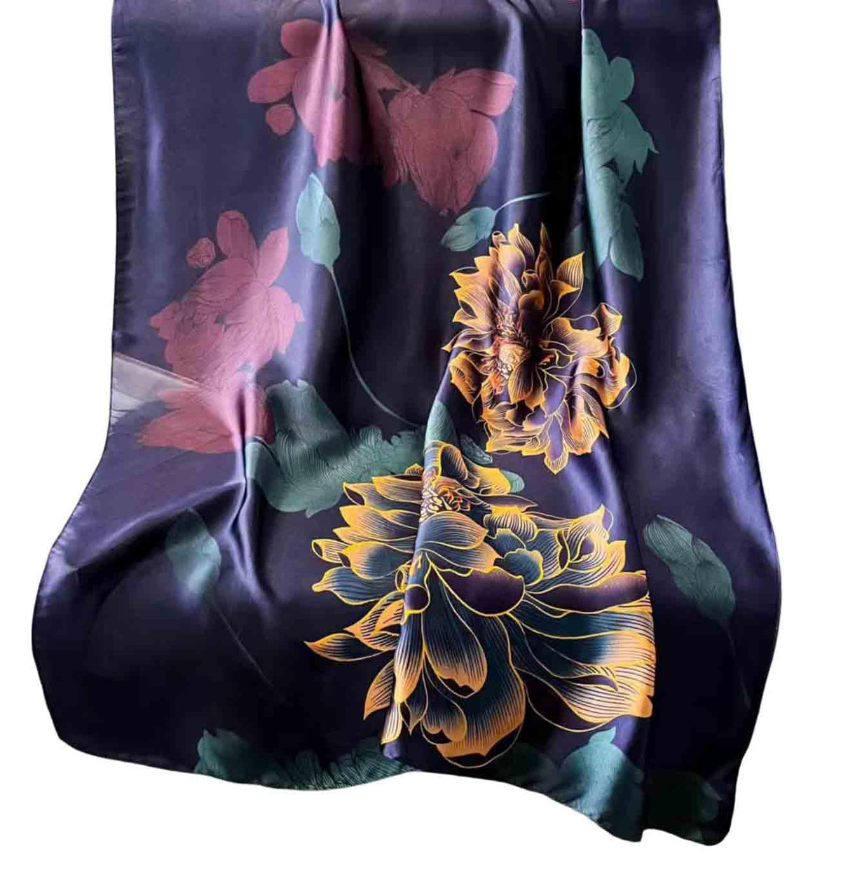 Acotavie Scarfs for Women Dressy Fashion Scarves Long Floral Pattern Scarf