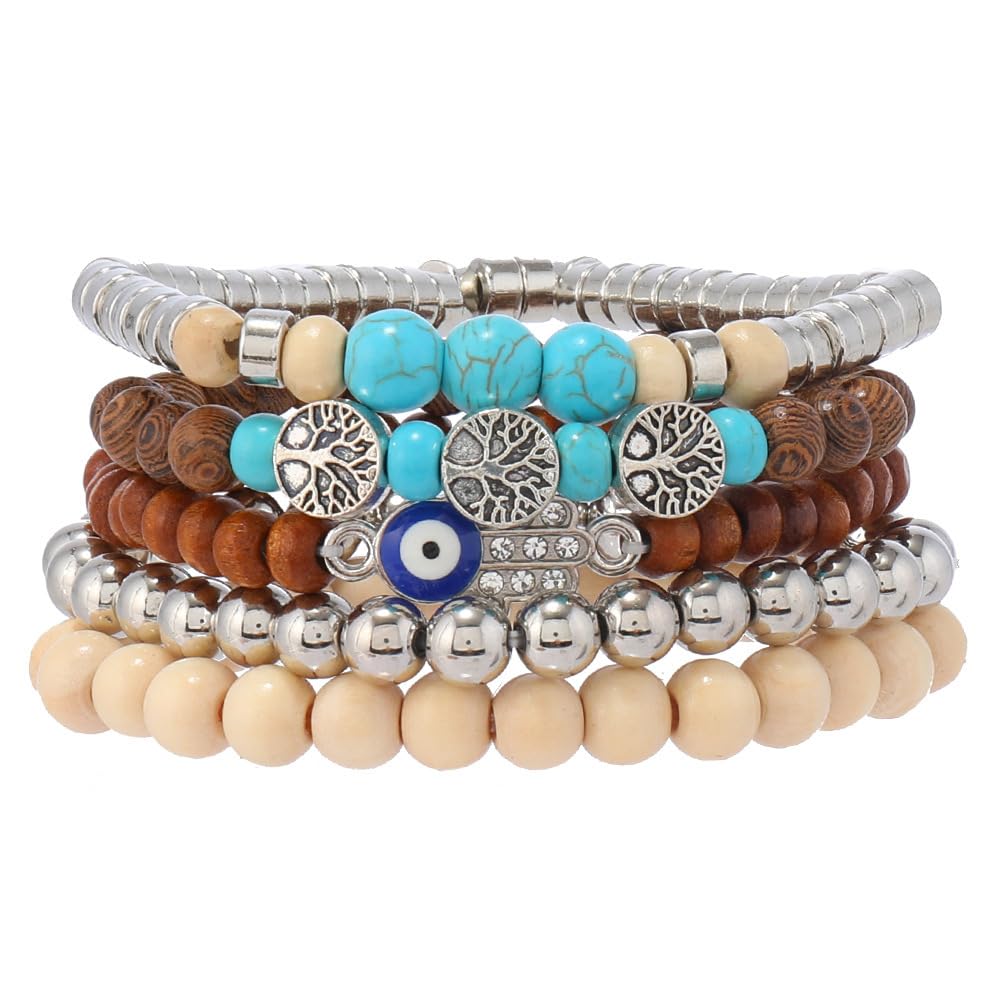 Gothic Bracelet Adjustable Punk Braided Leather Multilayer Grunge Set Bracelets Emo Metal Cuff Wrap Bangles Meaningful Gift