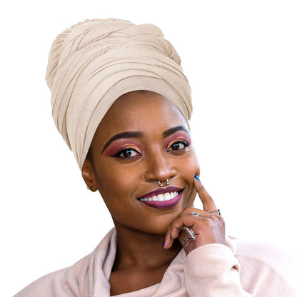 Ankara African Print Soft Headwraps Headband Long Hair Head Wrap Scarf Turban Tie Jersey Knit African head wraps