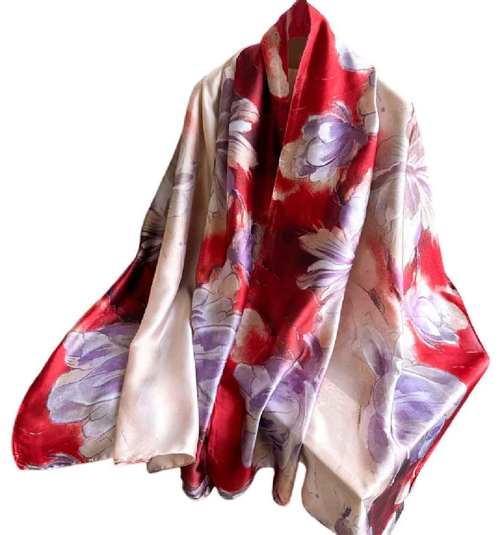 Acotavie Scarfs for Women Dressy Fashion Scarves Long Floral Pattern Scarf