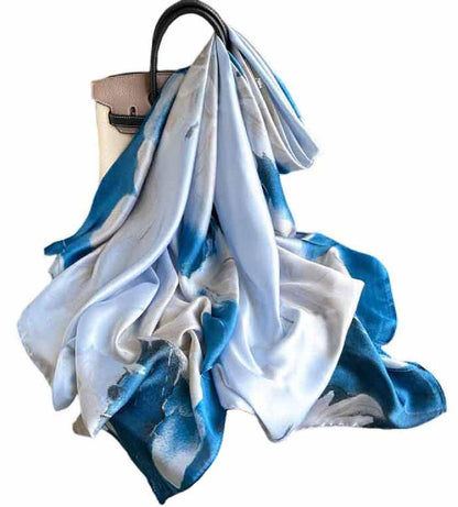 Acotavie Scarfs for Women Dressy Fashion Scarves Long Floral Pattern Scarf