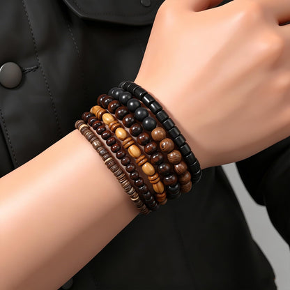 Gothic Bracelet Adjustable Punk Braided Leather Multilayer Grunge Set Bracelets Emo Metal Cuff Wrap Bangles Meaningful Gift