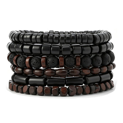 Gothic Bracelet Adjustable Punk Braided Leather Multilayer Grunge Set Bracelets Emo Metal Cuff Wrap Bangles Meaningful Gift
