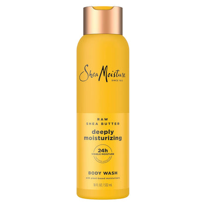 SheaMoisture Coconut Hibiscus Body Wash Glowing Radiance Glowing Radiance body wash for 24H Visible Moisture for Healthy, Glowing Skin 18 oz