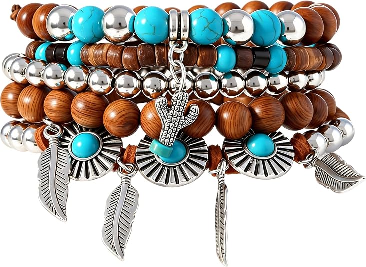 Gothic Bracelet Adjustable Punk Braided Leather Multilayer Grunge Set Bracelets Emo Metal Cuff Wrap Bangles Meaningful Gift