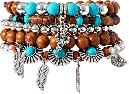 Gothic Bracelet Adjustable Punk Braided Leather Multilayer Grunge Set Bracelets Emo Metal Cuff Wrap Bangles Meaningful Gift