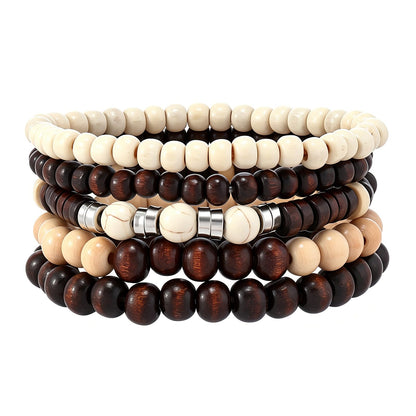 Gothic Bracelet Adjustable Punk Braided Leather Multilayer Grunge Set Bracelets Emo Metal Cuff Wrap Bangles Meaningful Gift