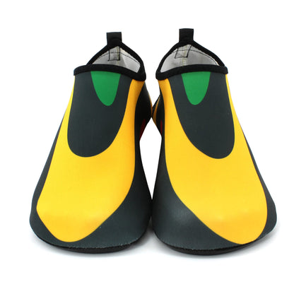 Water Shoes for Women and Men Quick-Dry Swim Beach Shoes for Outdoor Surfing Yoga Exercise Jamaica Flag Caribbean Reggae Rasta
