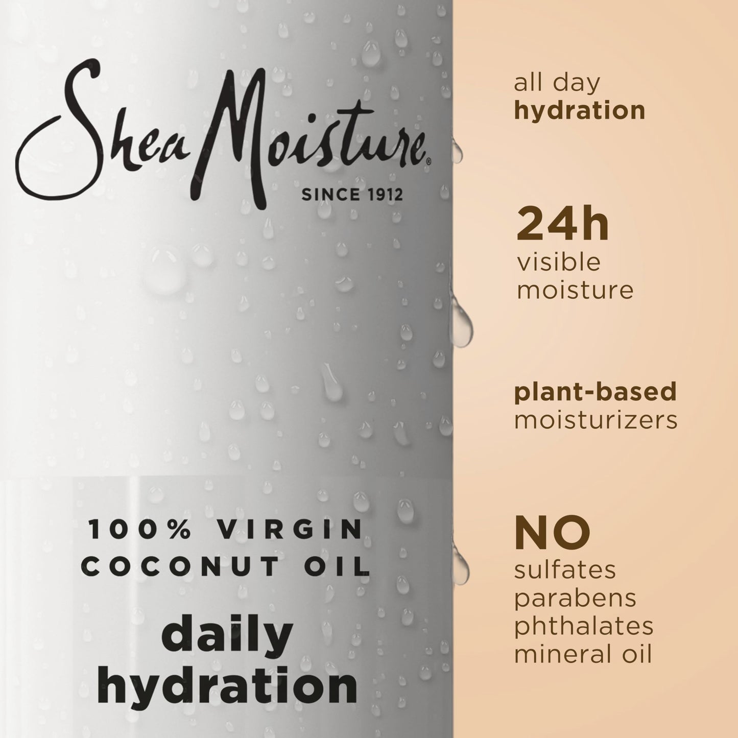 SheaMoisture African Black Soap Body Wash Calm and clearing body wash for 24H Visible Moisture for Healthy, Glowing 18 Oz