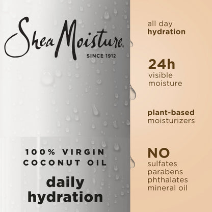 SheaMoisture African Black Soap Body Wash Calm and clearing body wash for 24H Visible Moisture for Healthy, Glowing 18 Oz