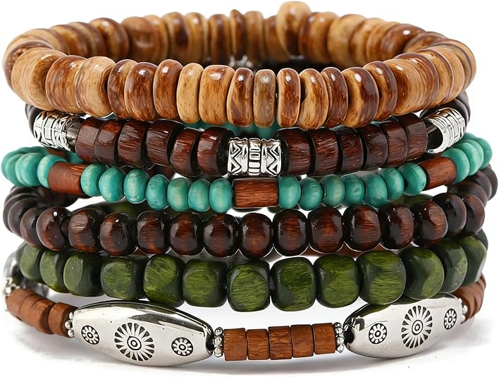 Gothic Bracelet Adjustable Punk Braided Leather Multilayer Grunge Set Bracelets Emo Metal Cuff Wrap Bangles Meaningful Gift