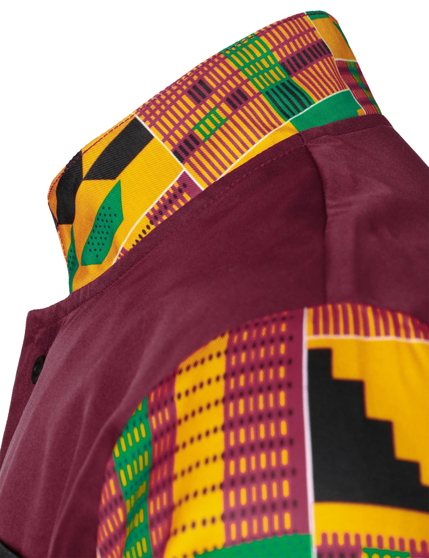 LucMatton Men's 2 Piece Outfits Long Sleeve Button Down African Dashiki Shirts and Pants Set Traditional Ethnic Suits