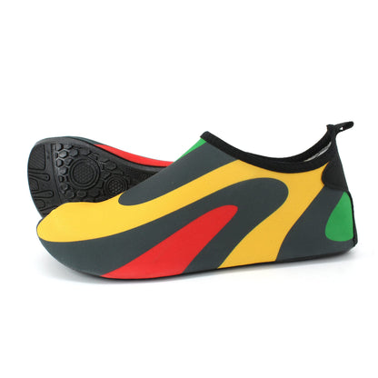 Water Shoes for Women and Men Quick-Dry Swim Beach Shoes for Outdoor Surfing Yoga Exercise Jamaica Flag Caribbean Reggae Rasta