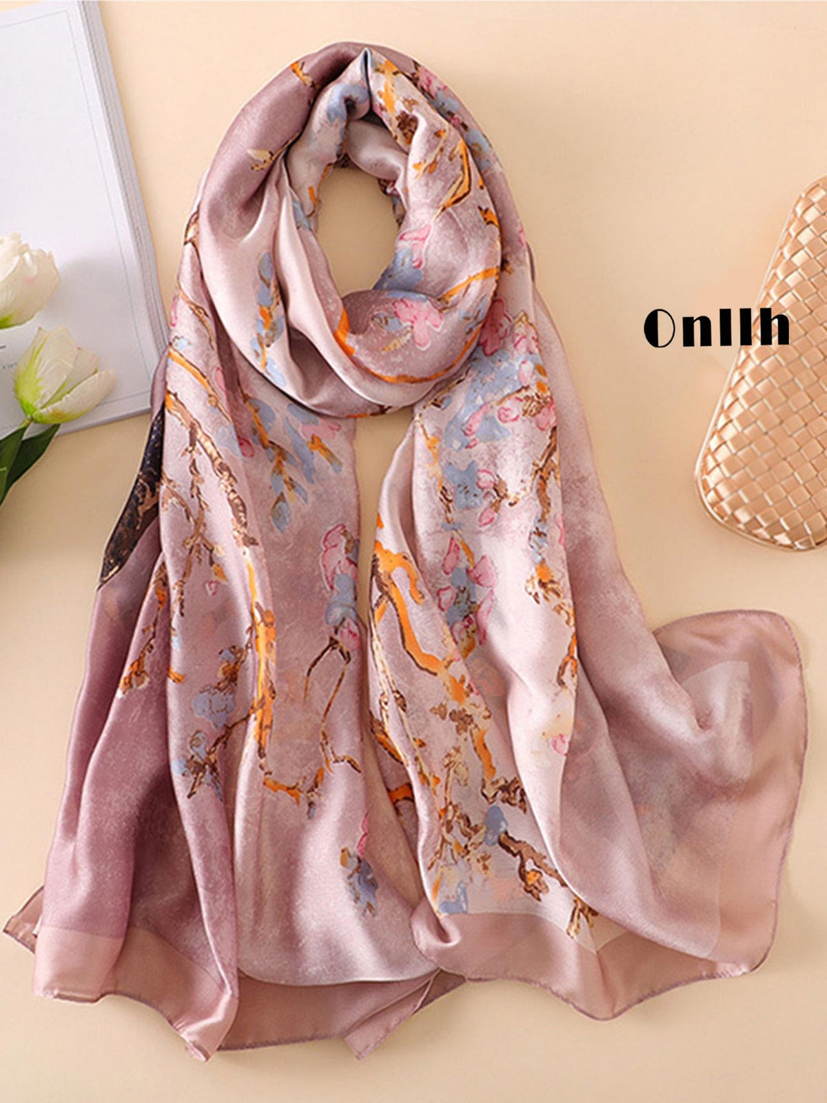 Large Shawl Scarf For Women Lightweight Wraps Silky Headscarf Long Sunscreen Scarfs