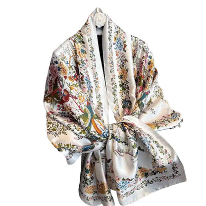 Acotavie Scarfs for Women Dressy Fashion Scarves Long Floral Pattern Scarf