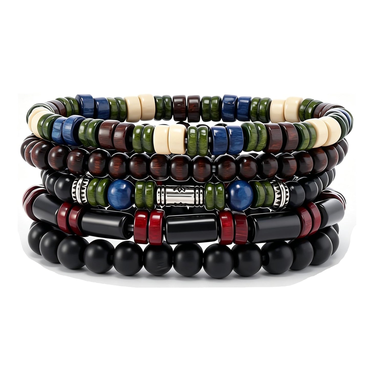 Gothic Bracelet Adjustable Punk Braided Leather Multilayer Grunge Set Bracelets Emo Metal Cuff Wrap Bangles Meaningful Gift