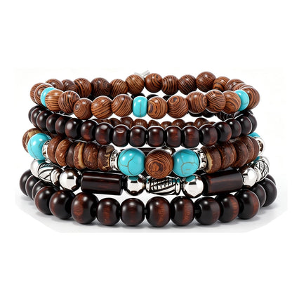 Gothic Bracelet Adjustable Punk Braided Leather Multilayer Grunge Set Bracelets Emo Metal Cuff Wrap Bangles Meaningful Gift
