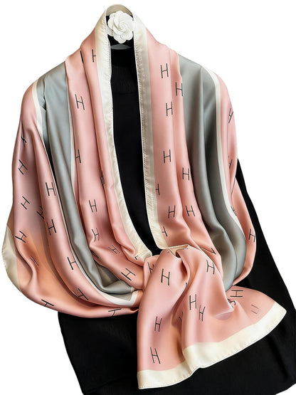 Large Shawl Scarf For Women Lightweight Wraps Silky Headscarf Long Sunscreen Scarfs