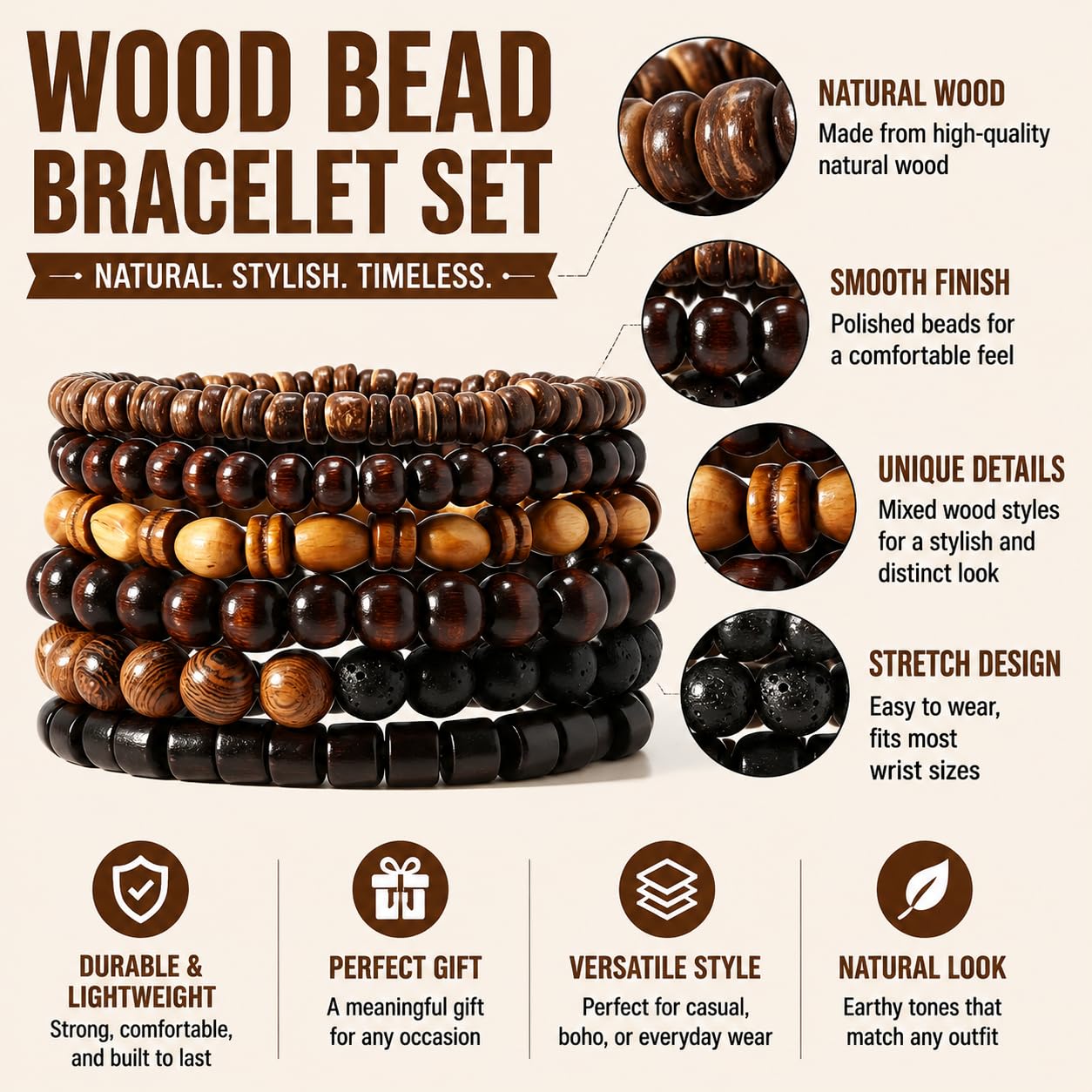 Gothic Bracelet Adjustable Punk Braided Leather Multilayer Grunge Set Bracelets Emo Metal Cuff Wrap Bangles Meaningful Gift