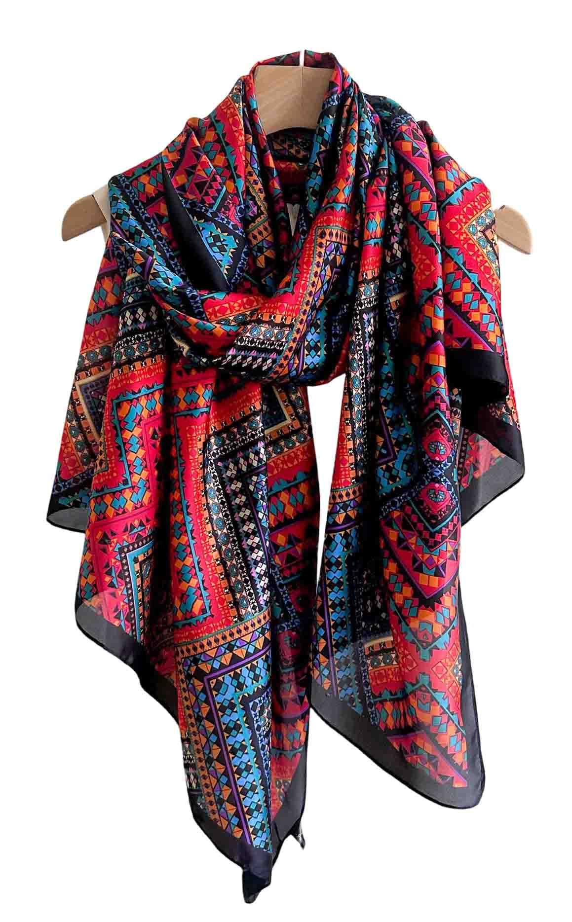 Acotavie Scarfs for Women Dressy Fashion Scarves Long Floral Pattern Scarf